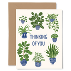 Houseplants Thinking of You Card - Gingiber