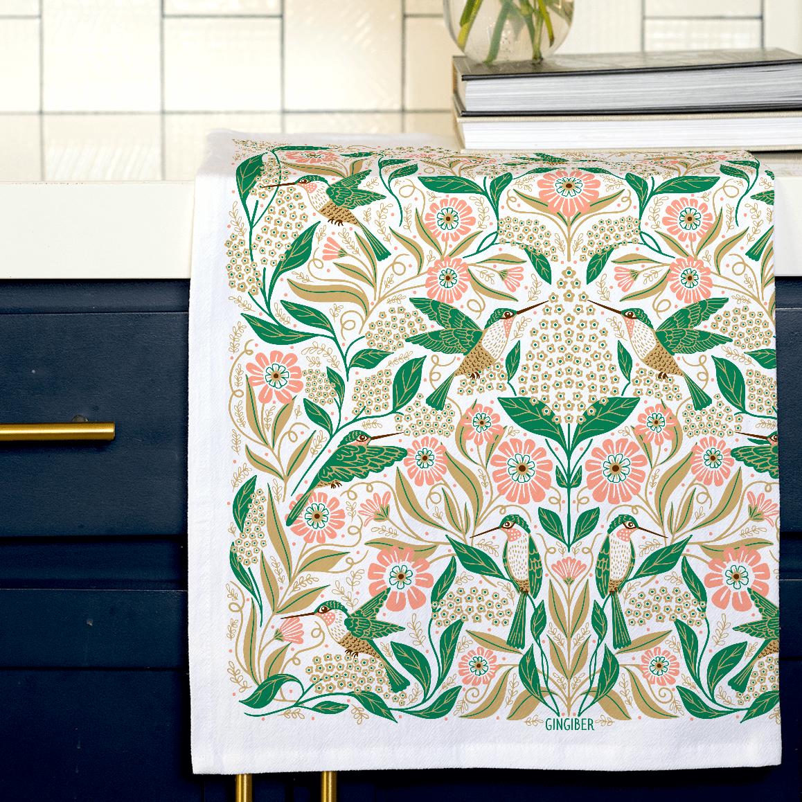 Hummingbird Tea Towel