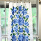 Blue Hydrangea Cafe Curtains