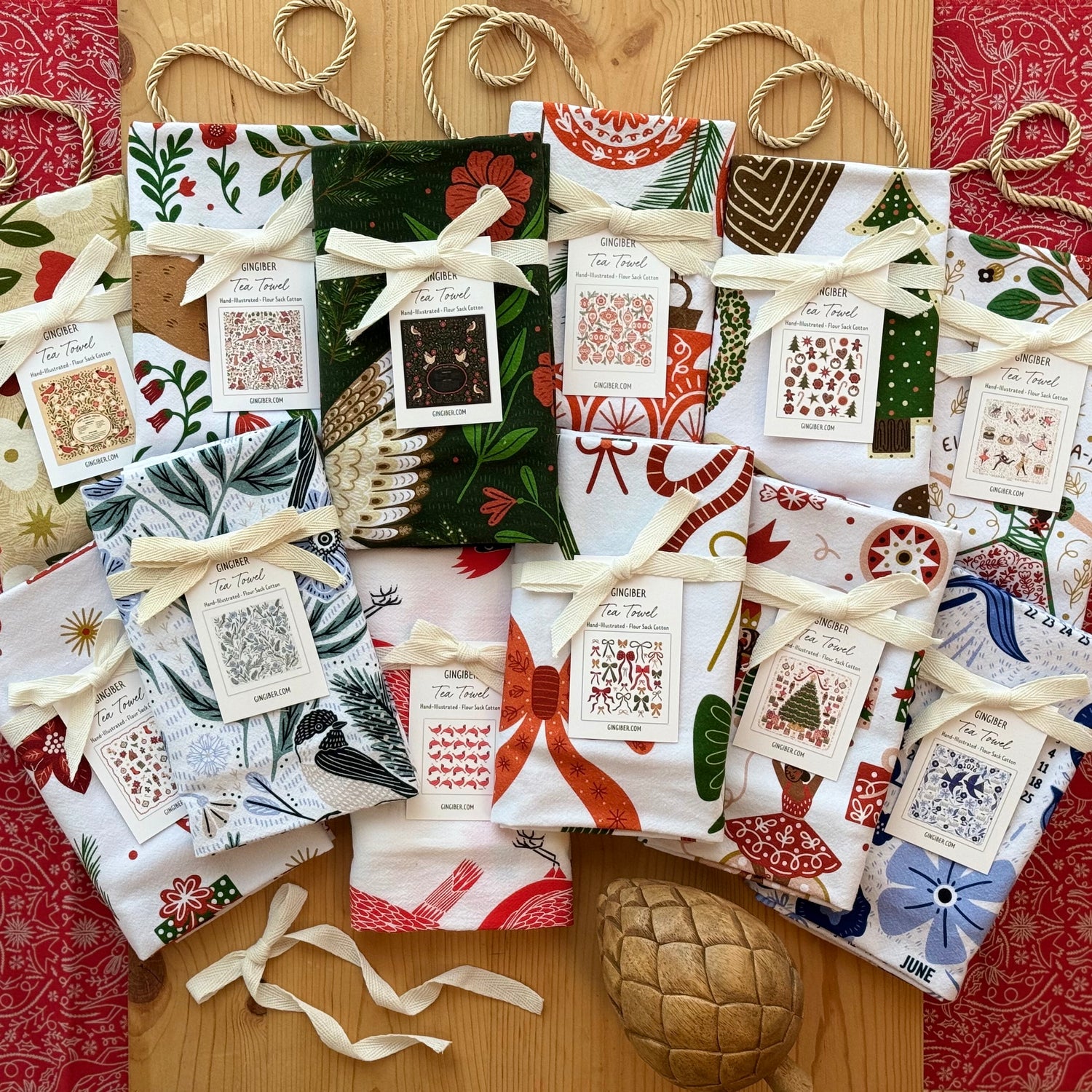 Holiday Tea Towels