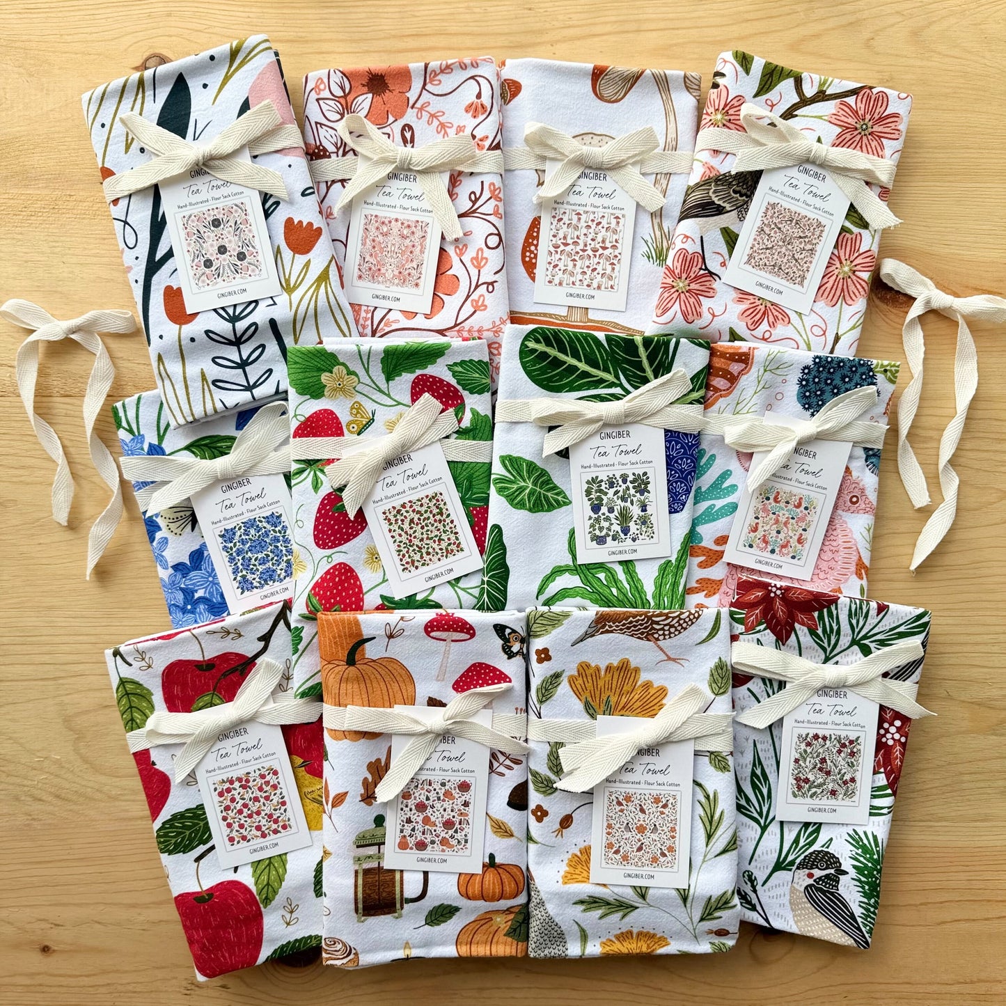 12 Months of Tea Towel Club Bundle