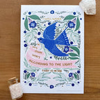 5x7 bluebird art print 