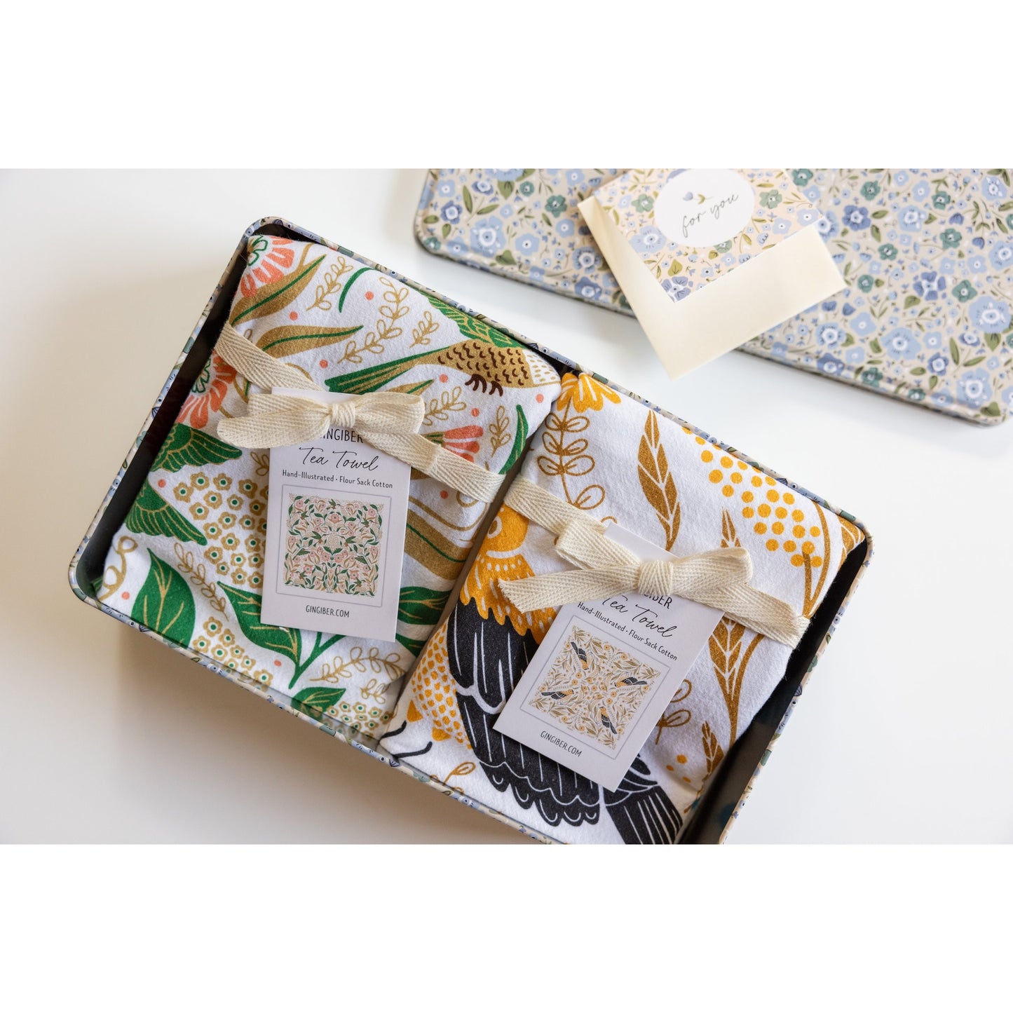 Bird Tea Towel Gift Set