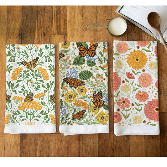 Fall Flora Tea Towel Bundle