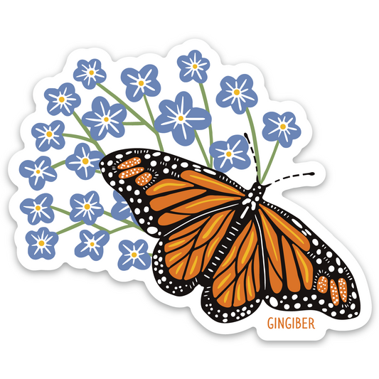 Summer Butterfly Sticker