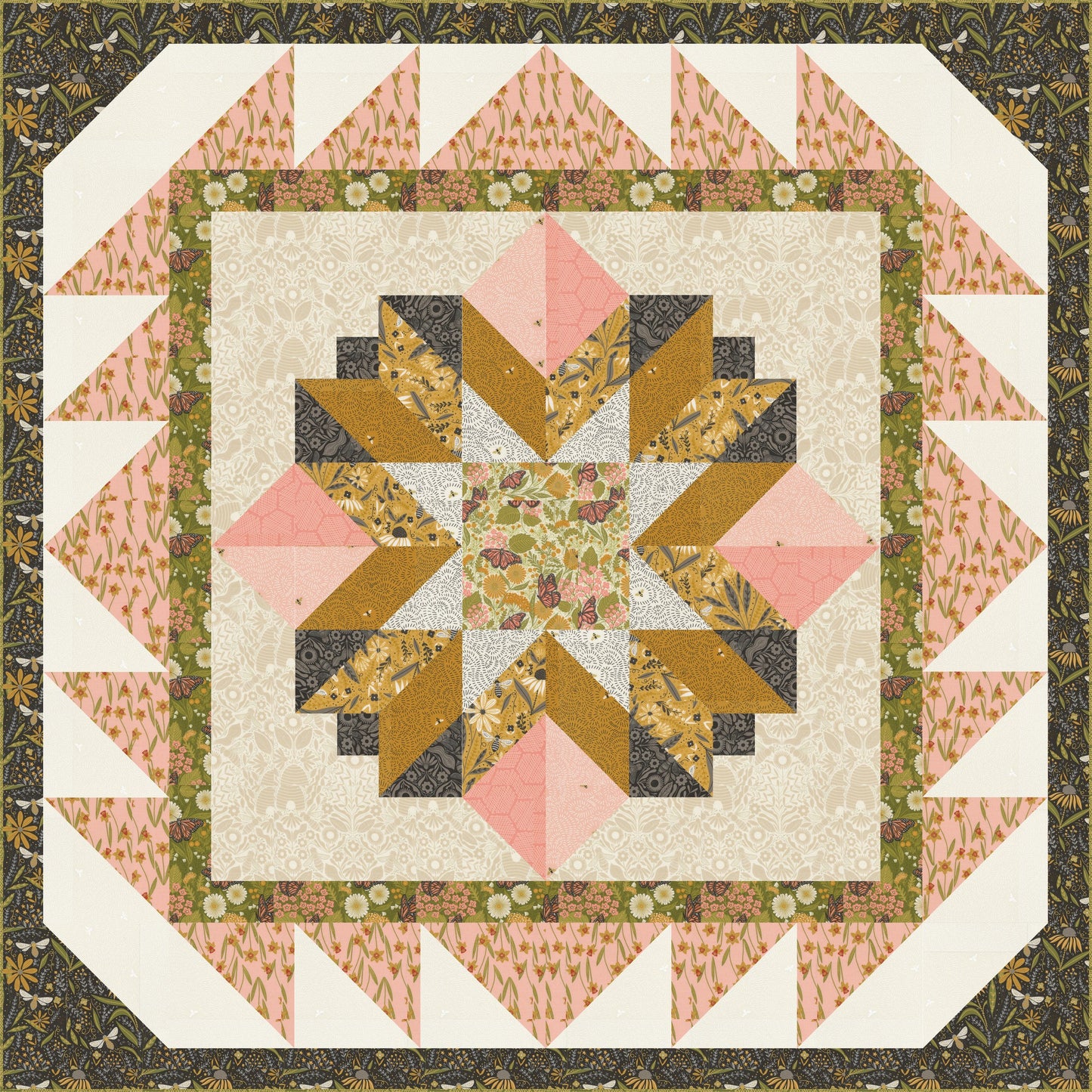 Summer Garden Quilt Pattern - PDF