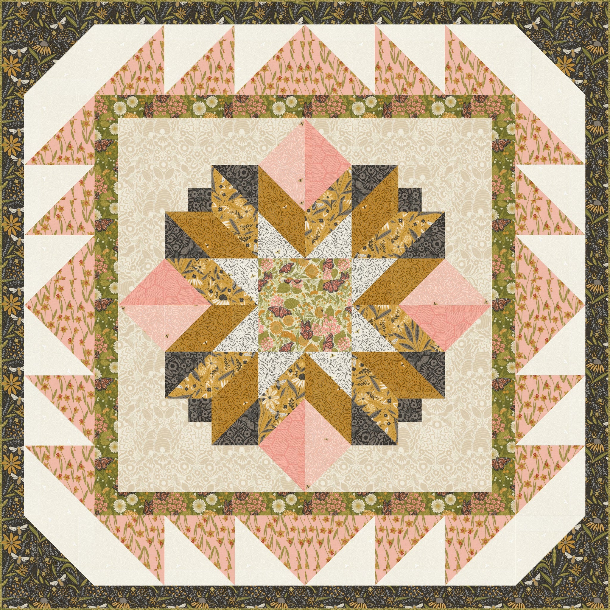 Summer Garden Quilt Pattern - PDF