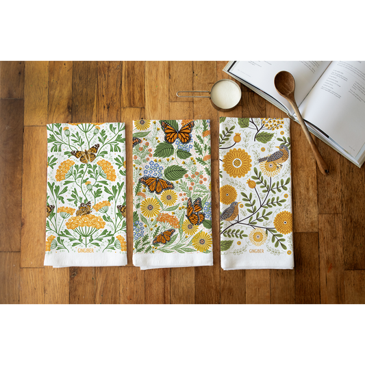 Fall Flora Tea Towel Bundle