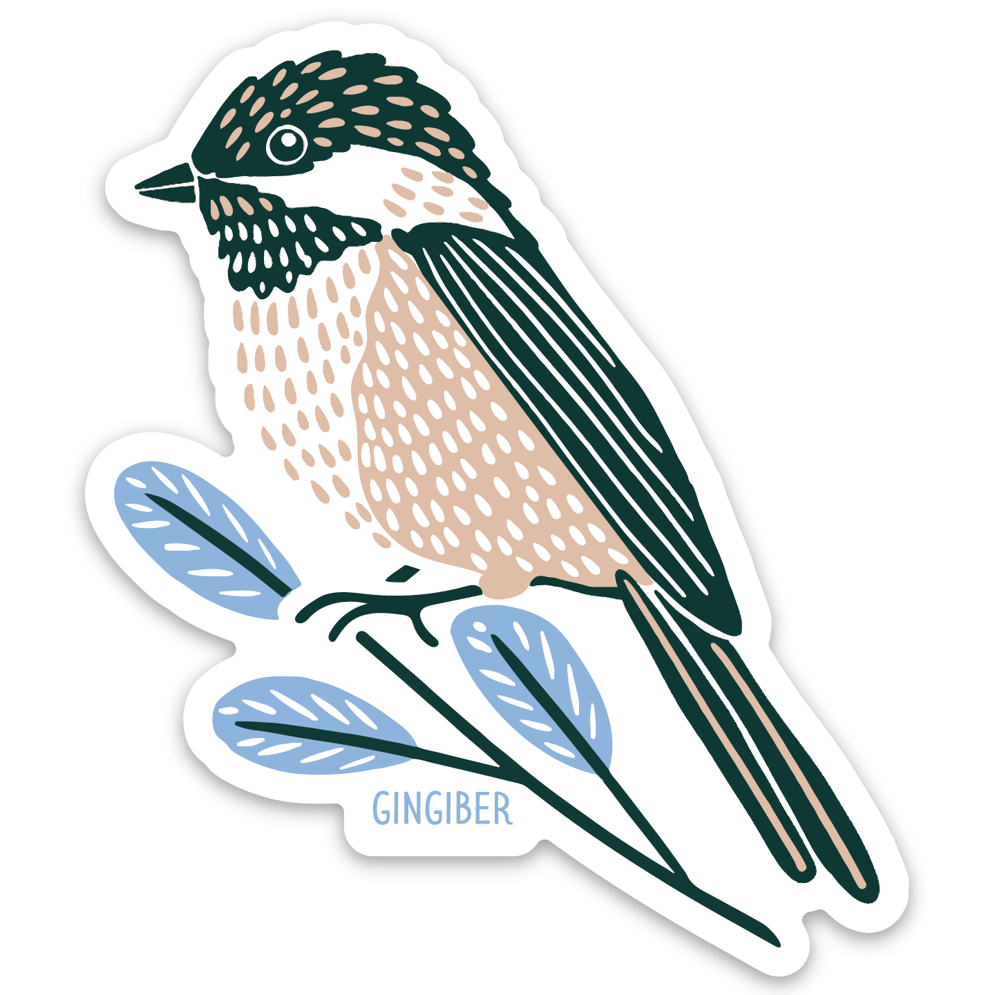 Winter Bird Sticker