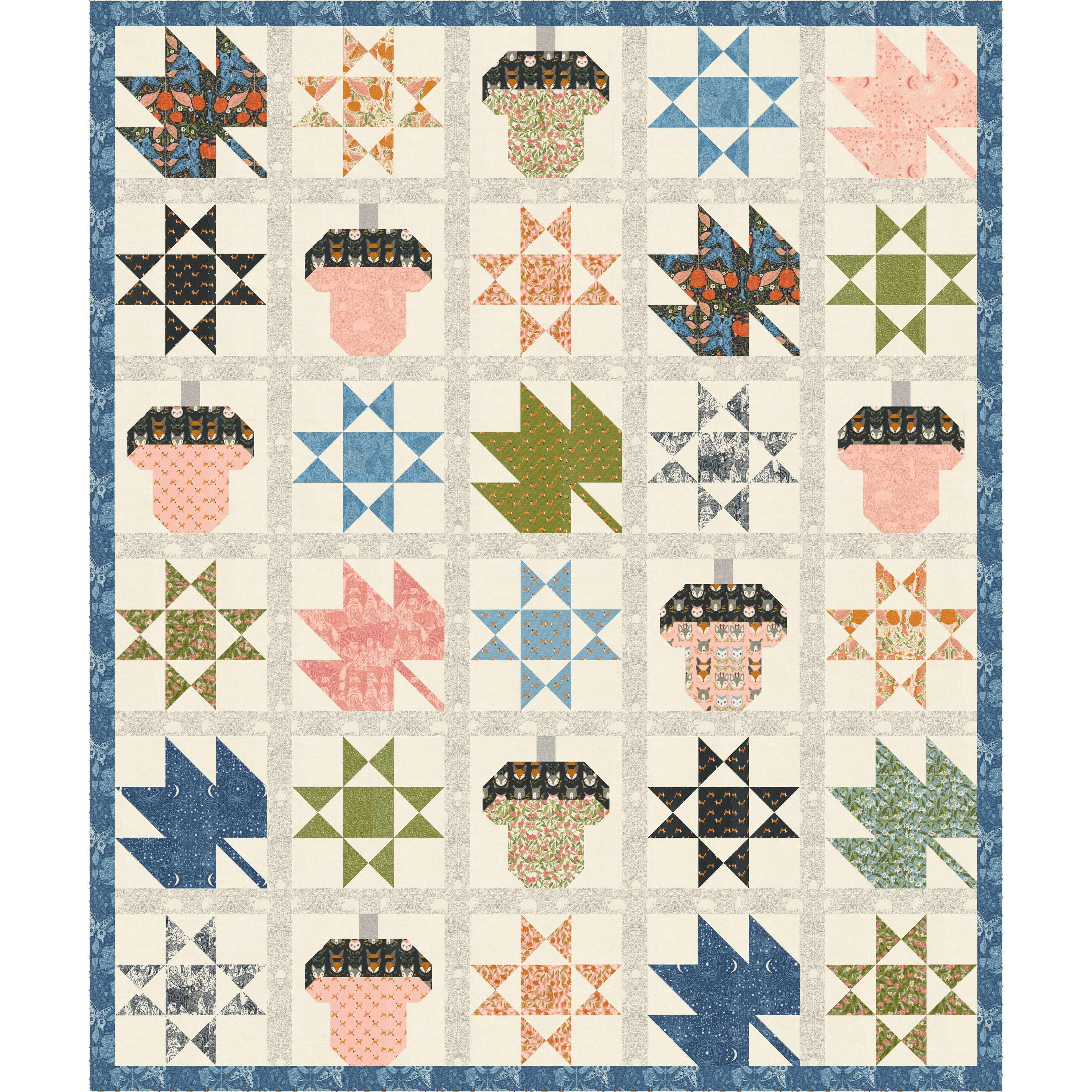 Woodland Whimsy Quilt Pattern - PDF - Gingiber