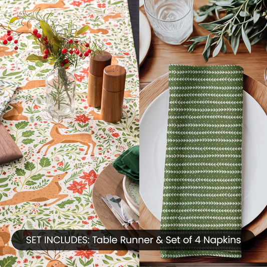 Ivory Forest Tabletop Set