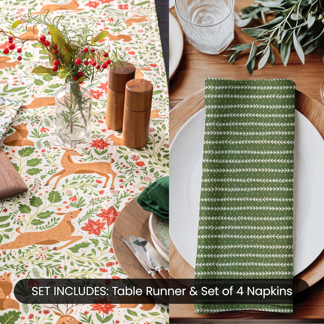 Ivory Forest Tabletop Set