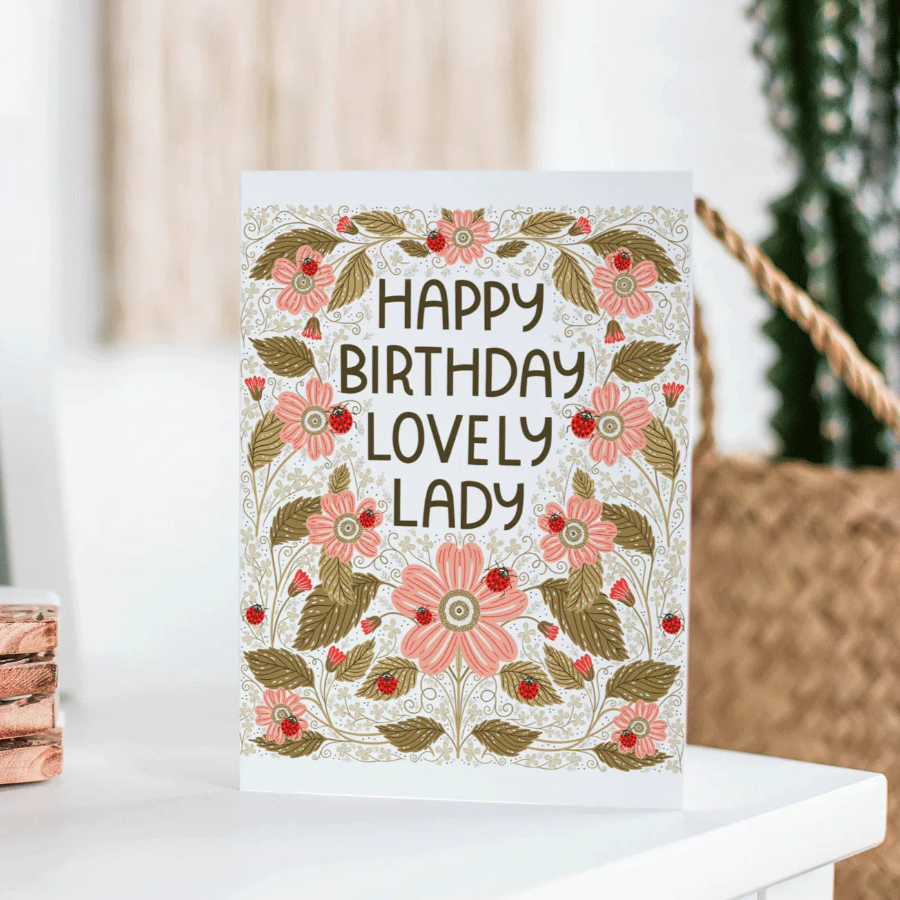 Lovely Lady Birthday Card - Gingiber