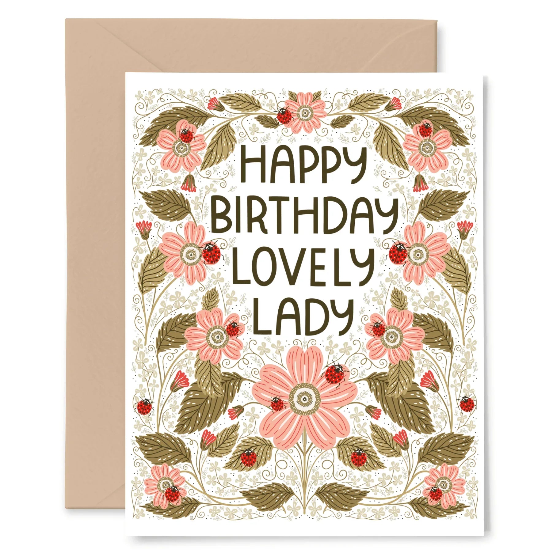 Lovely Lady Birthday Card - Gingiber