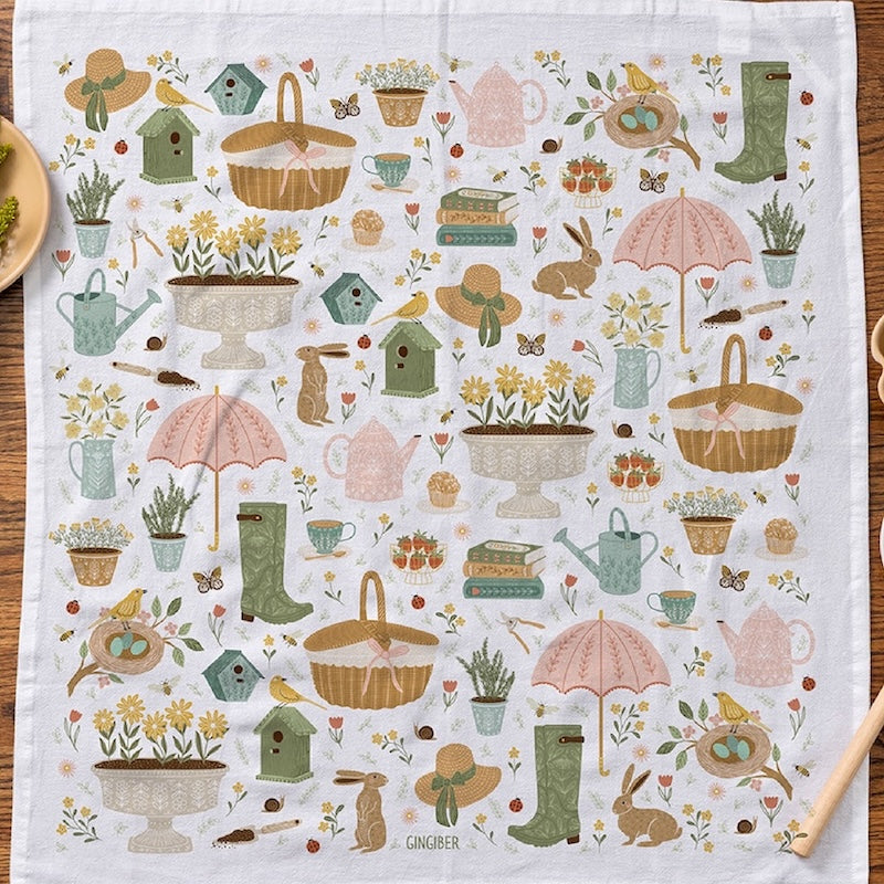Spring Favorite Things Tea Towel - SAVE 16%