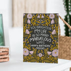 Marvelous Birthday Card - Gingiber