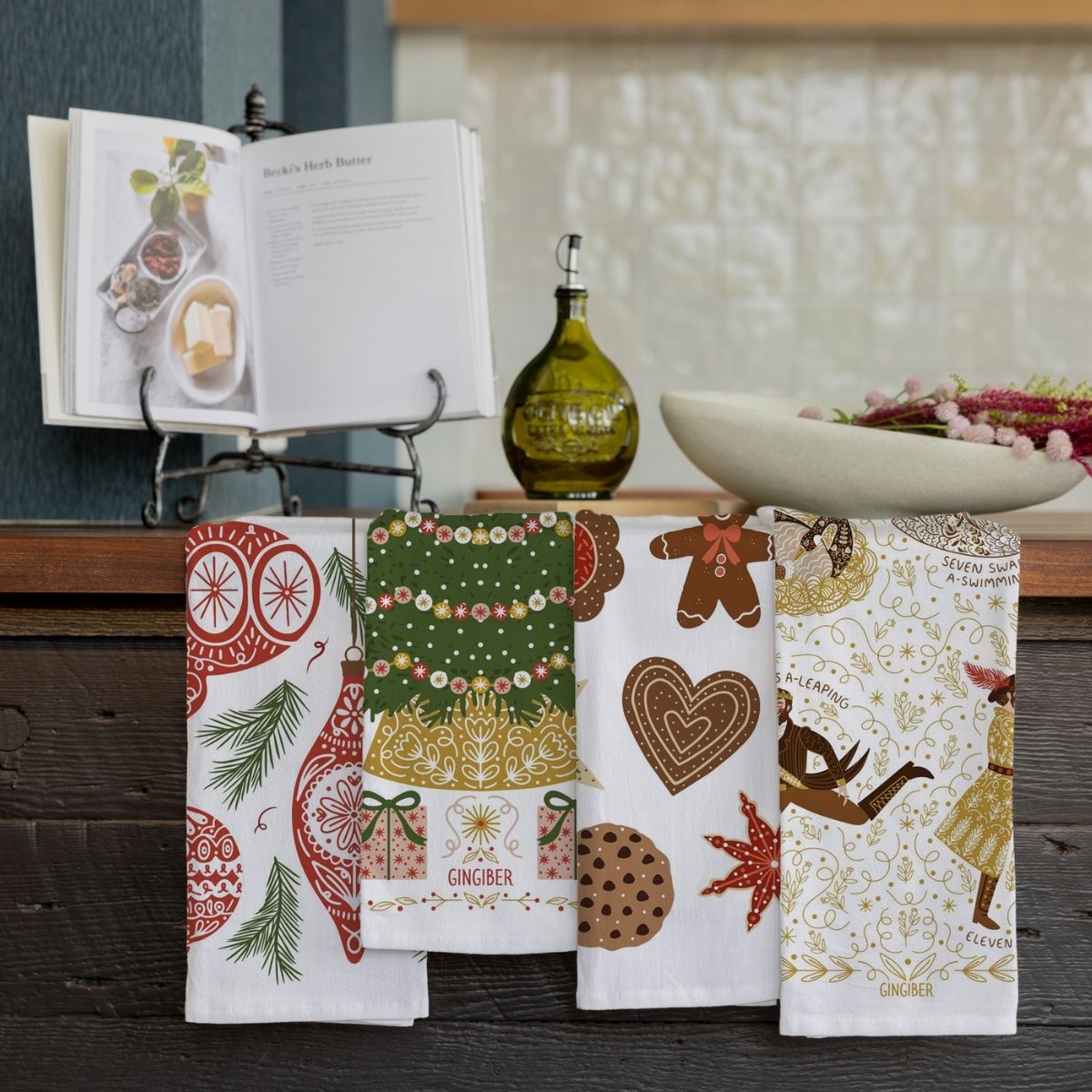 Merry Christmas Tea Towel Bundle