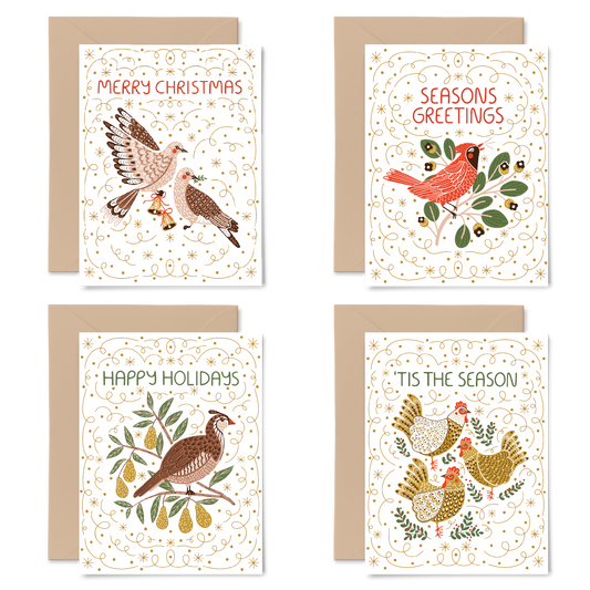 Holiday Birds Mixed Boxed Set