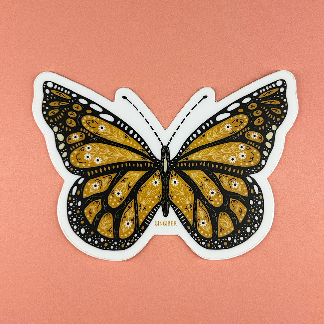 Monarch Sticker