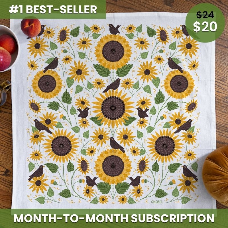 Monthly Tea Towel Subscription