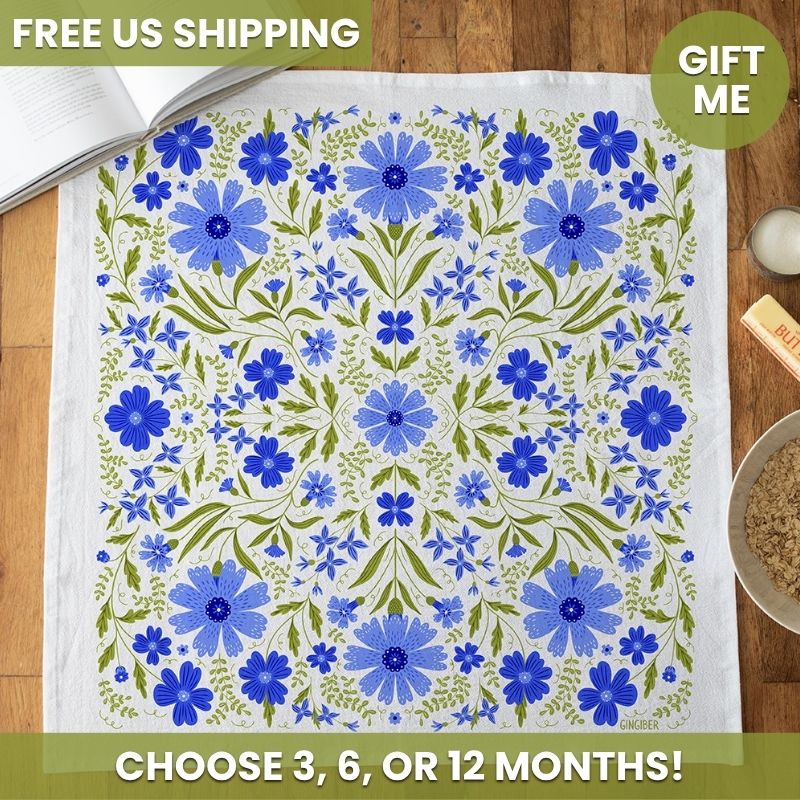 Prepaid Tea Towel Club