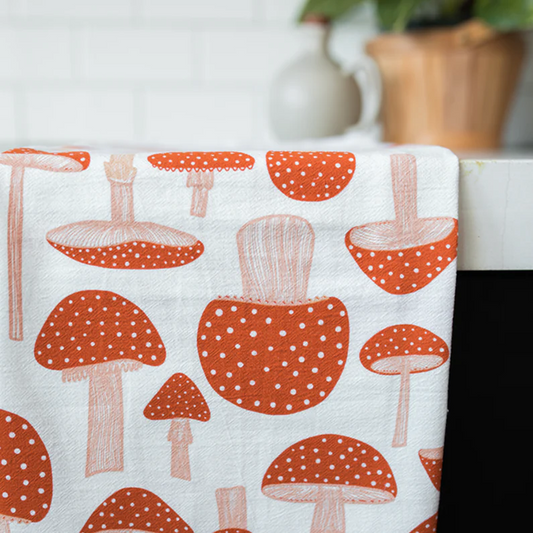 Mushroom Tea Towel