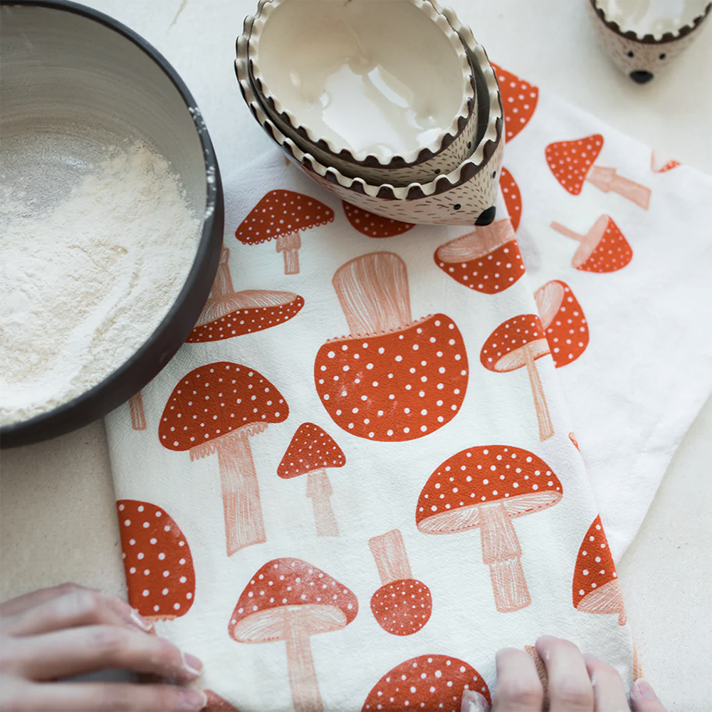 Mushroom Tea Towel Bundle