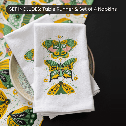 Night Butterfly Tabletop Set
