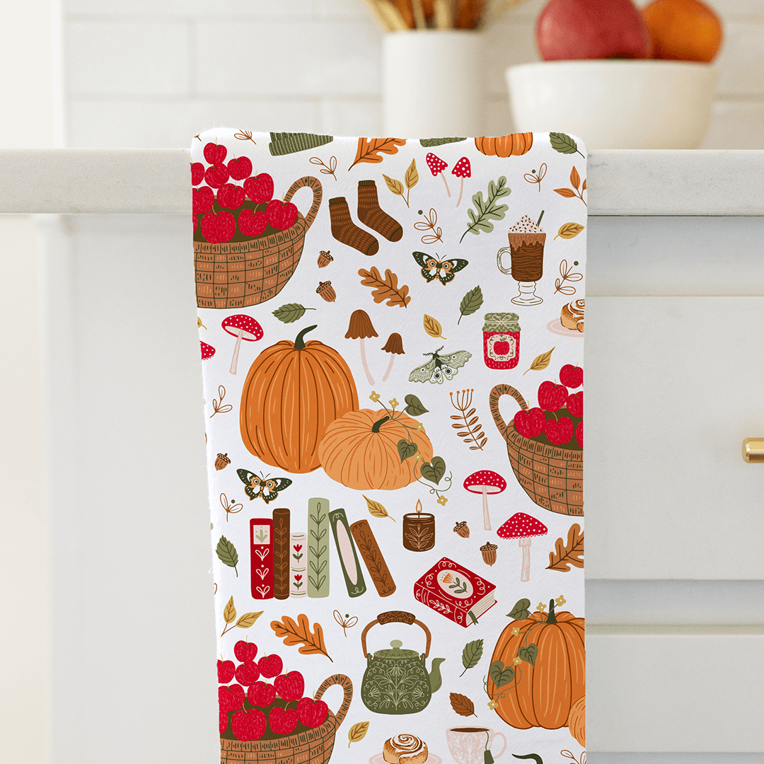 Limited Time Fall Favorites Tea Towel