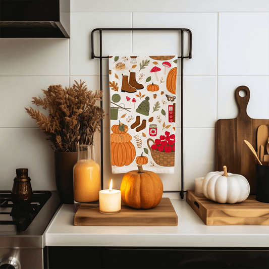 Limited Time Fall Favorites Tea Towel