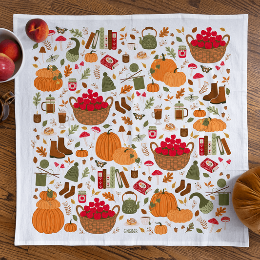 Limited Time Fall Favorites Tea Towel