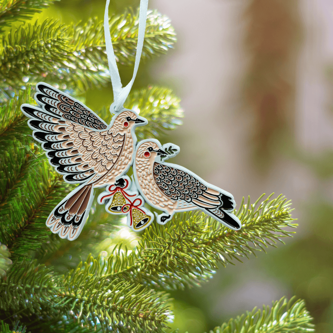 Two Turtle Doves Ornament