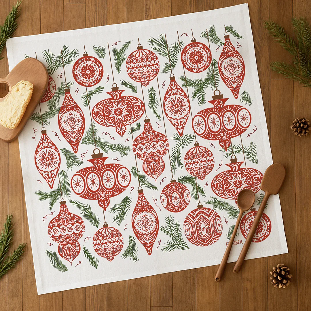 Holly Jolly Tea Towel Bundle (REDIRECT) - Gingiber