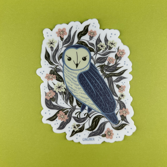 Blue Owl Sticker