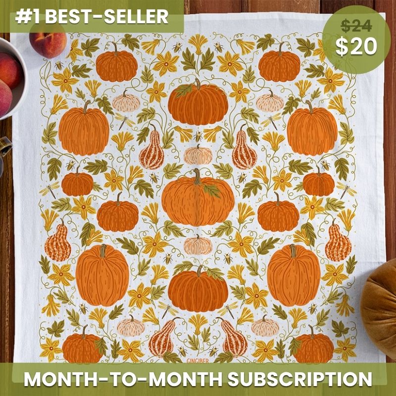 Monthly Tea Towel Subscription
