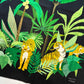 Jungle Tigers Tea Towel by Peggy Dean