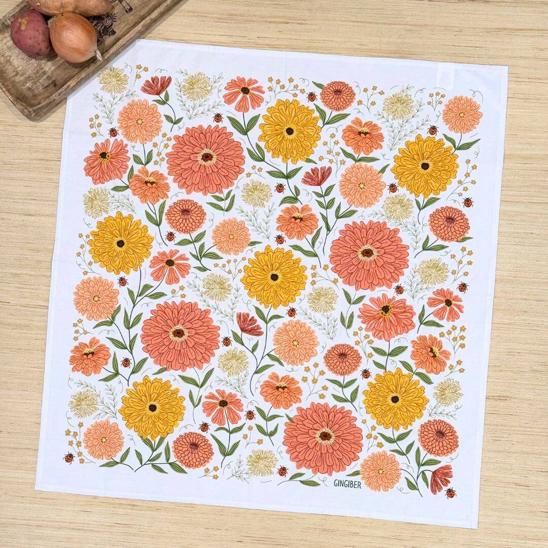 Fall Flora Tea Towel Bundle