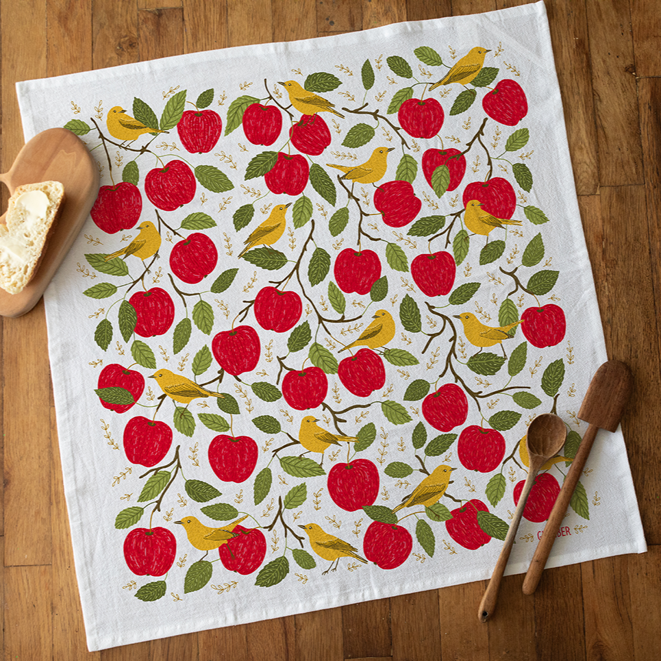 Limited Time Apple Orchard Tea Towel