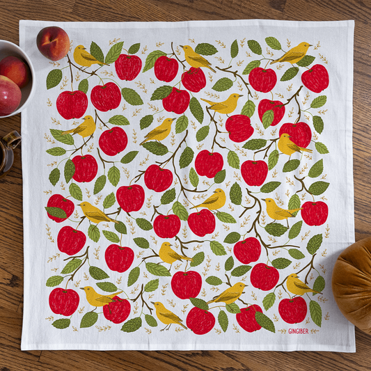 Limited Time Apple Orchard Tea Towel