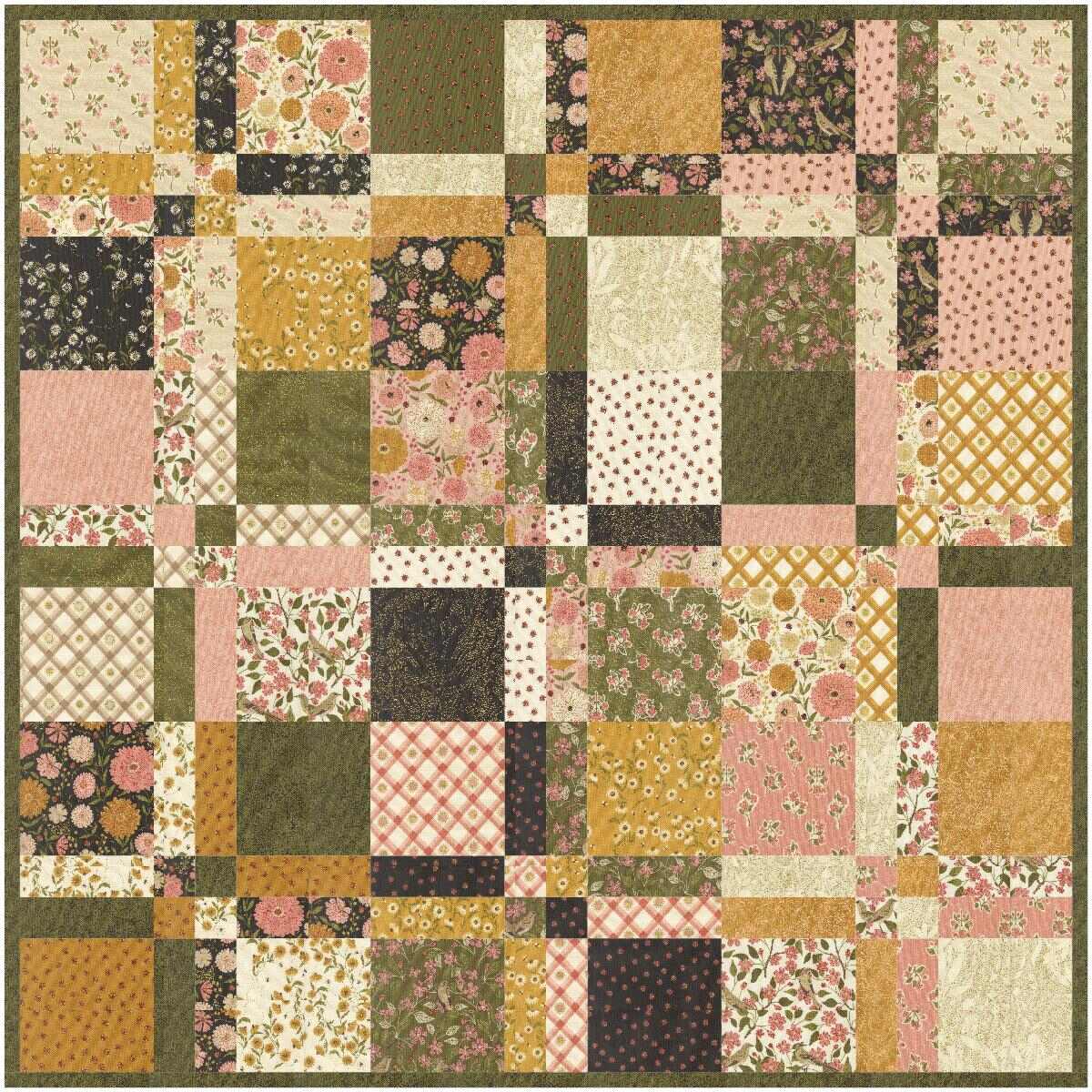 Sojourn Squares Quilt Pattern - PDF