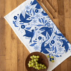 tea towels with illustrated birds