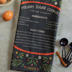 Sugar Cookies Recipe Tea Towel - Gingiber