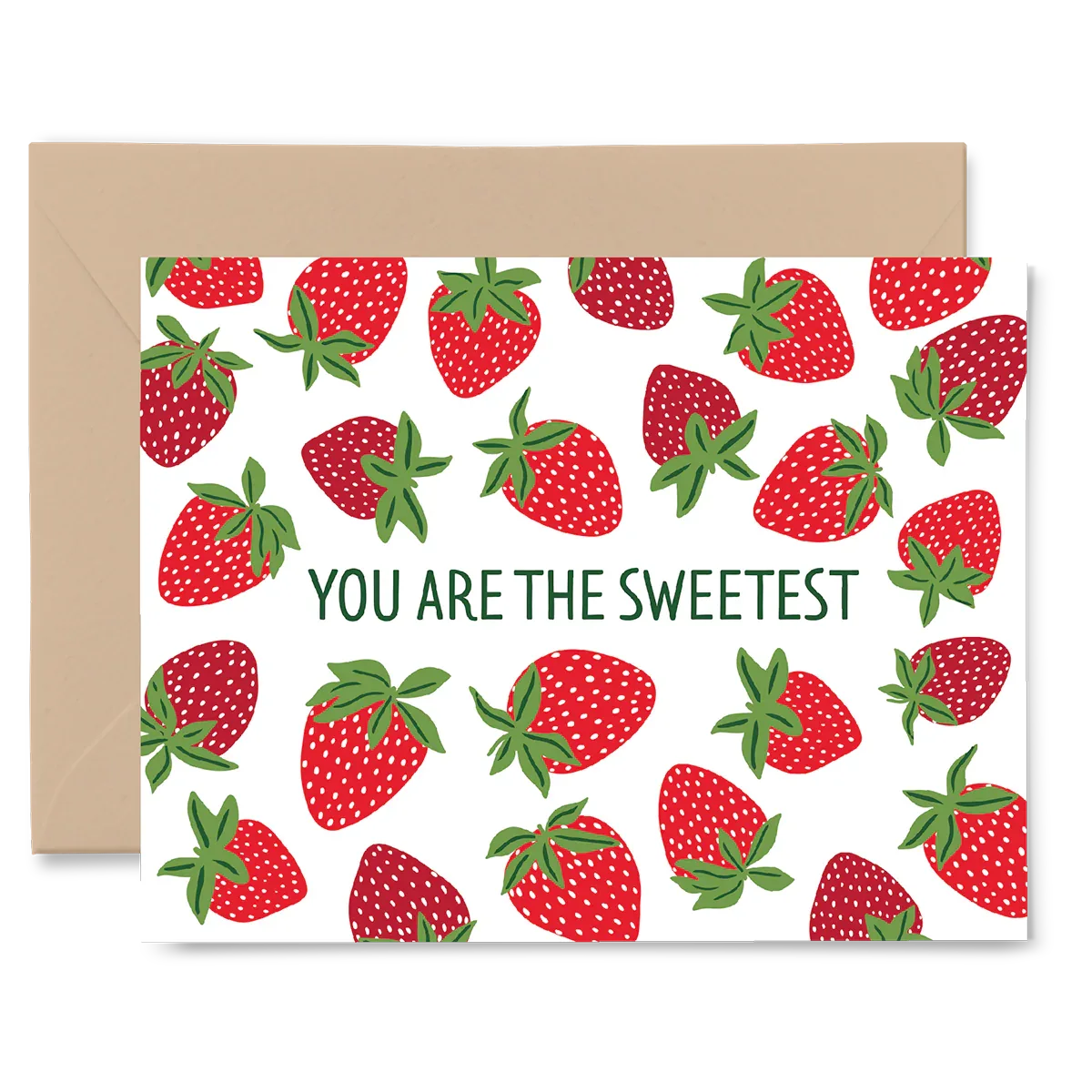 Sweetest Strawberry Card - Gingiber