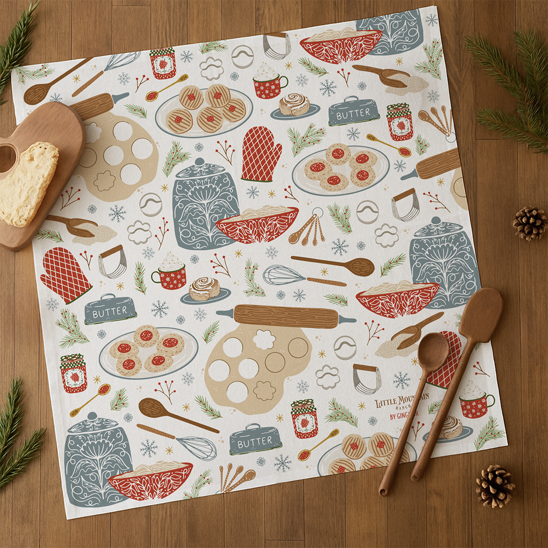 Sweet Traditions Tea Towel