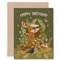 Tree Stump Birthday Card - Gingiber