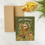 Tree Stump Birthday Card - Gingiber