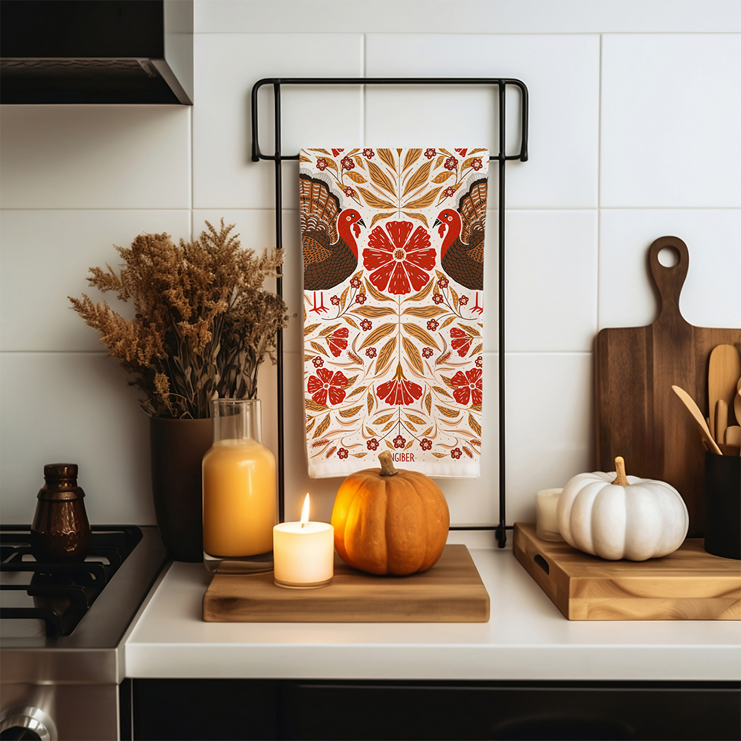 Limited Time Turkey Tea Towel