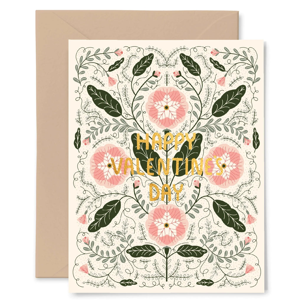 Valentine's Floral Card - Gingiber