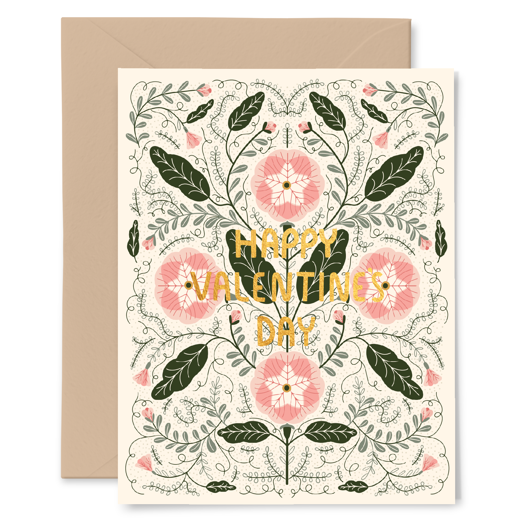 Valentine's Floral Card