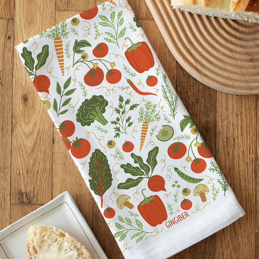 Veggie Tea Towel - Coming soon, Join the Waitlist!